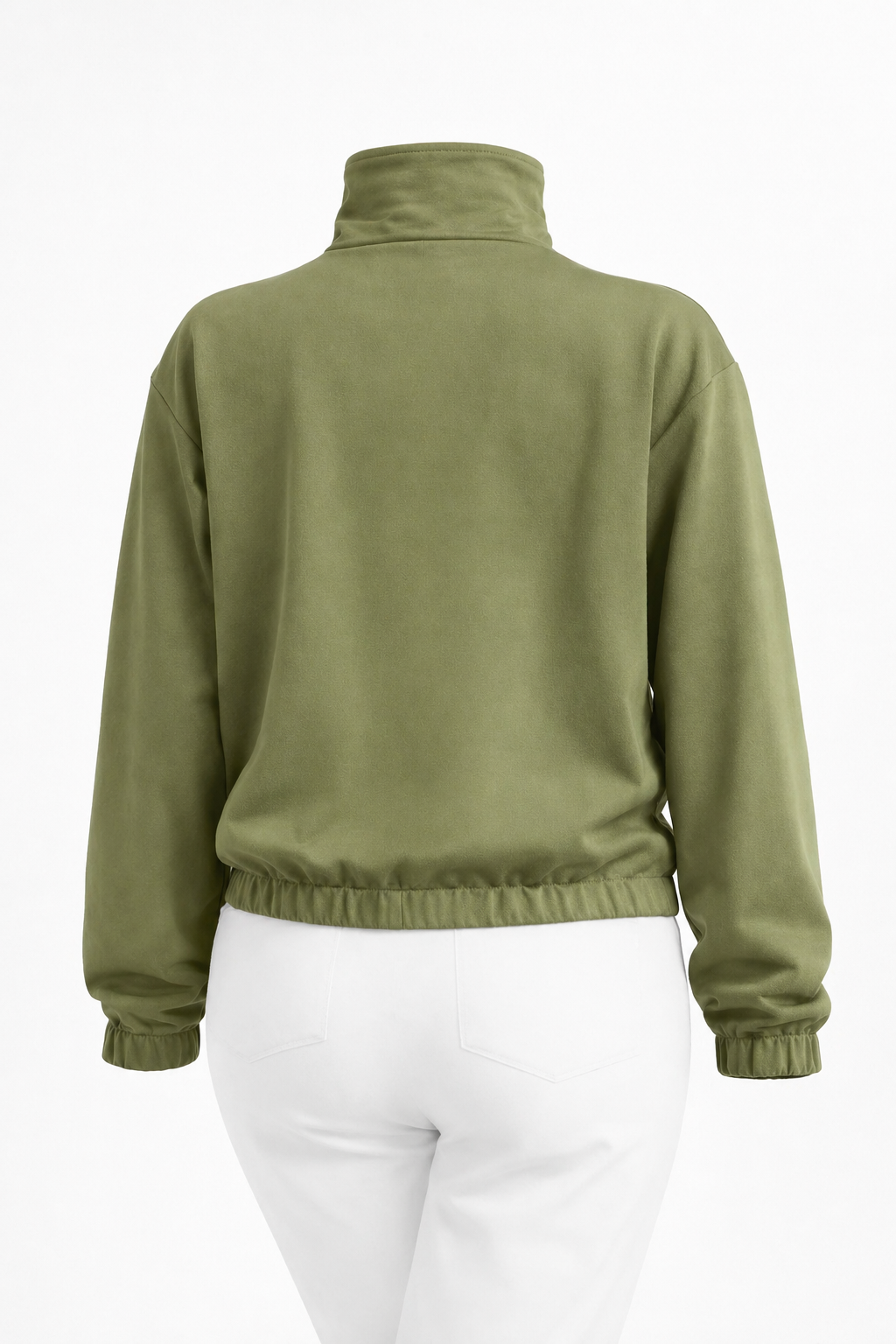 felpa yoga in cotone leggera vista posteriore