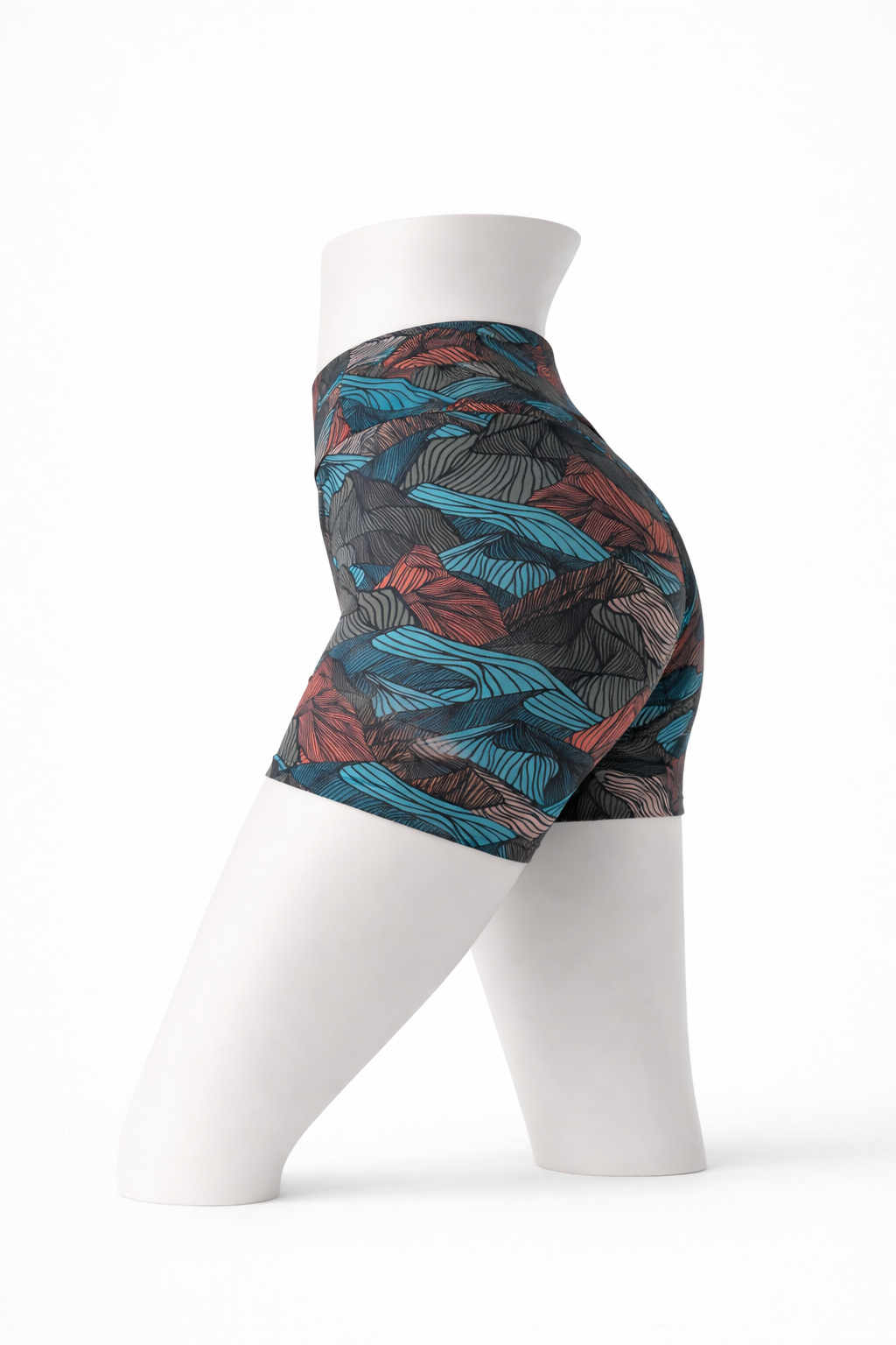 short legging fantasia montagne side view