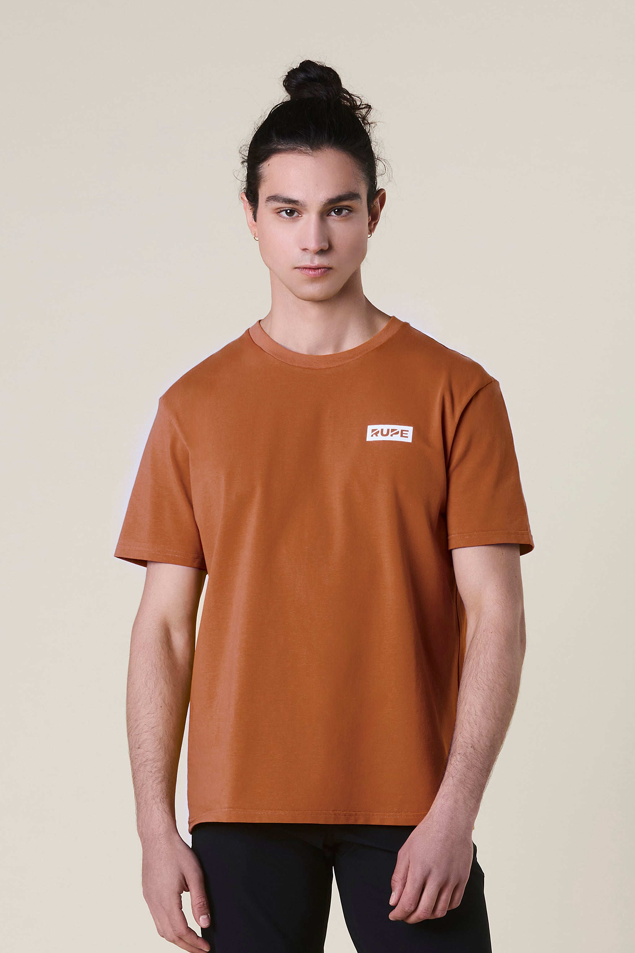 T-Shirt in cotone da uomo - Amber