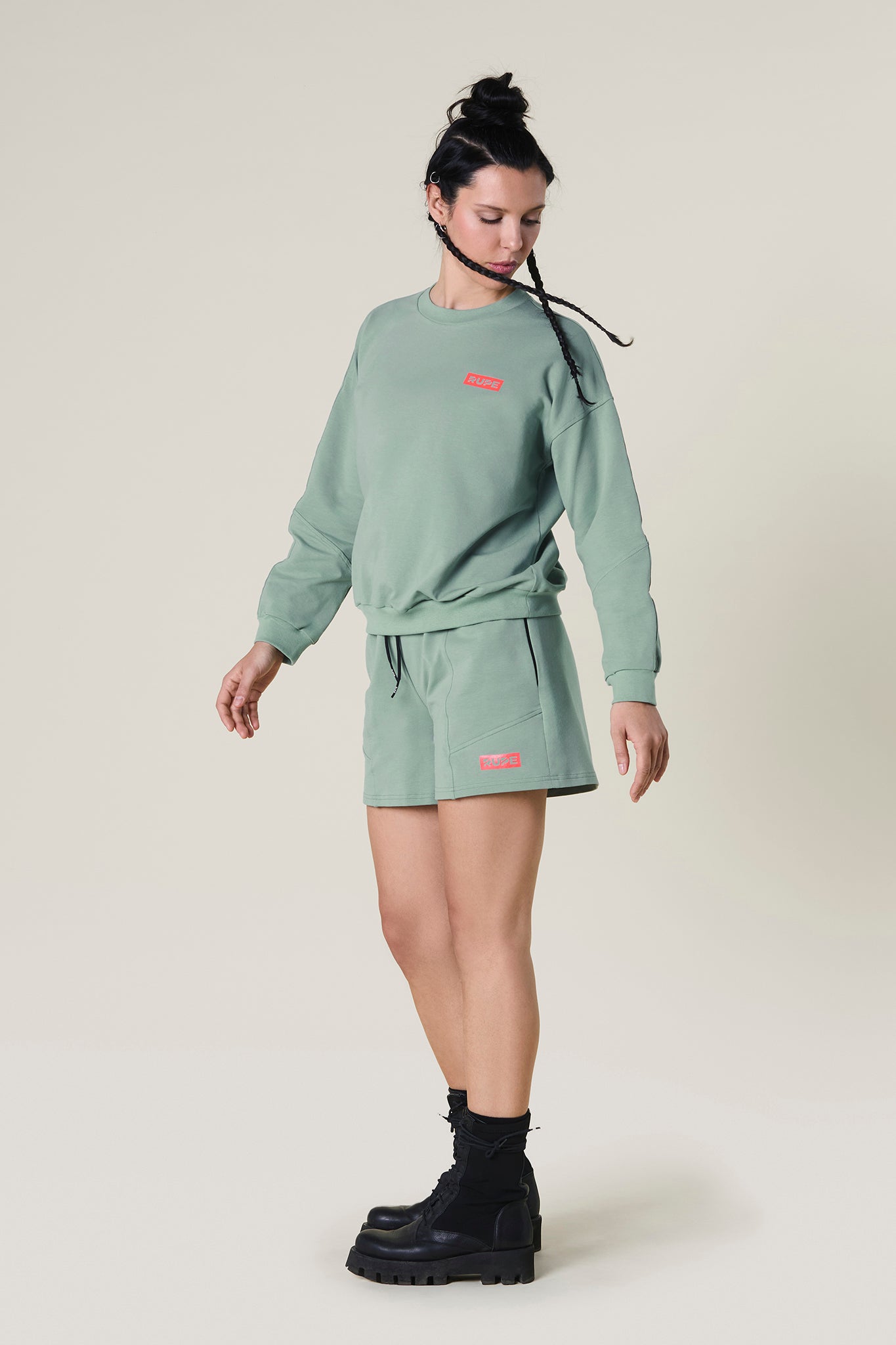 Shorts da Donna - Dark Mint