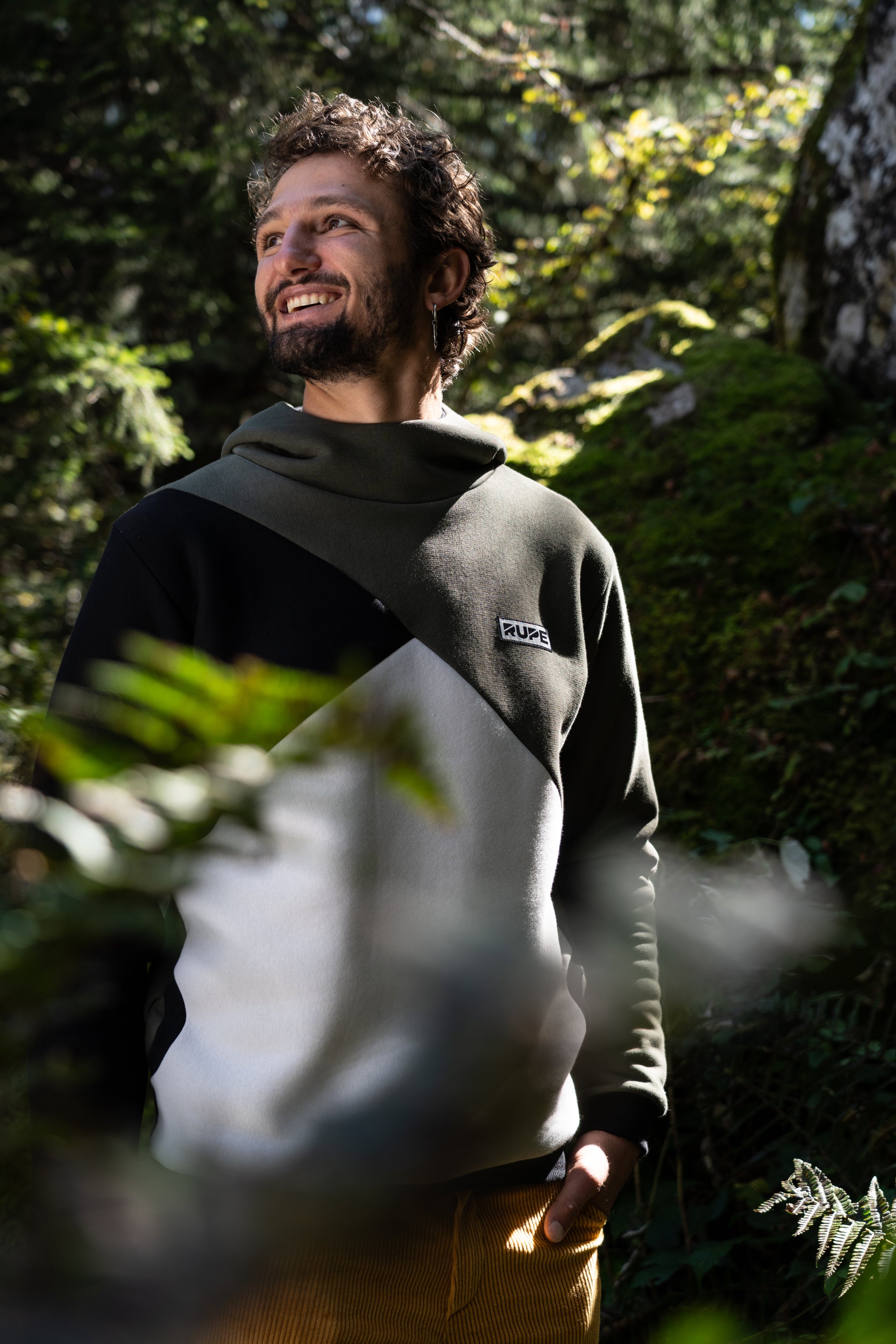 Three-color hoodie - Unisex - Tuareg