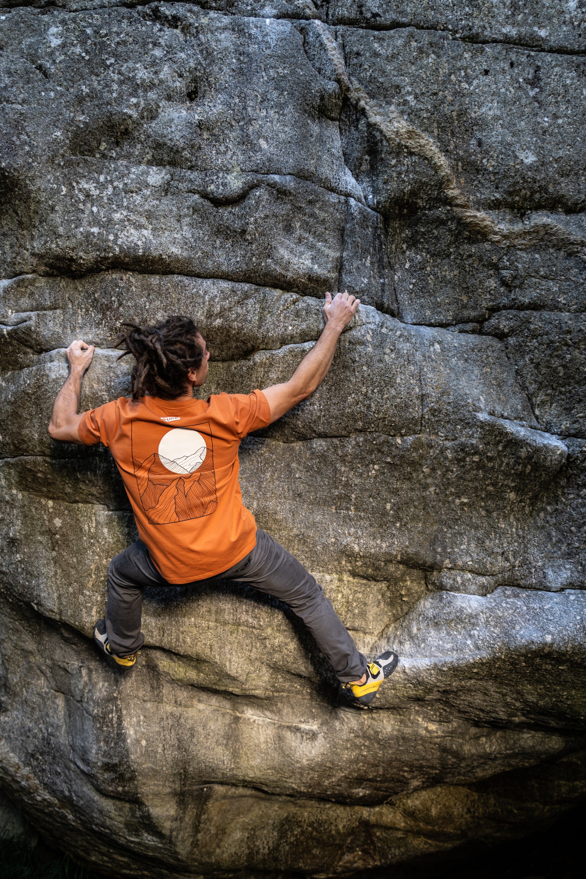 T-Shirt in cotone da uomo - Amber