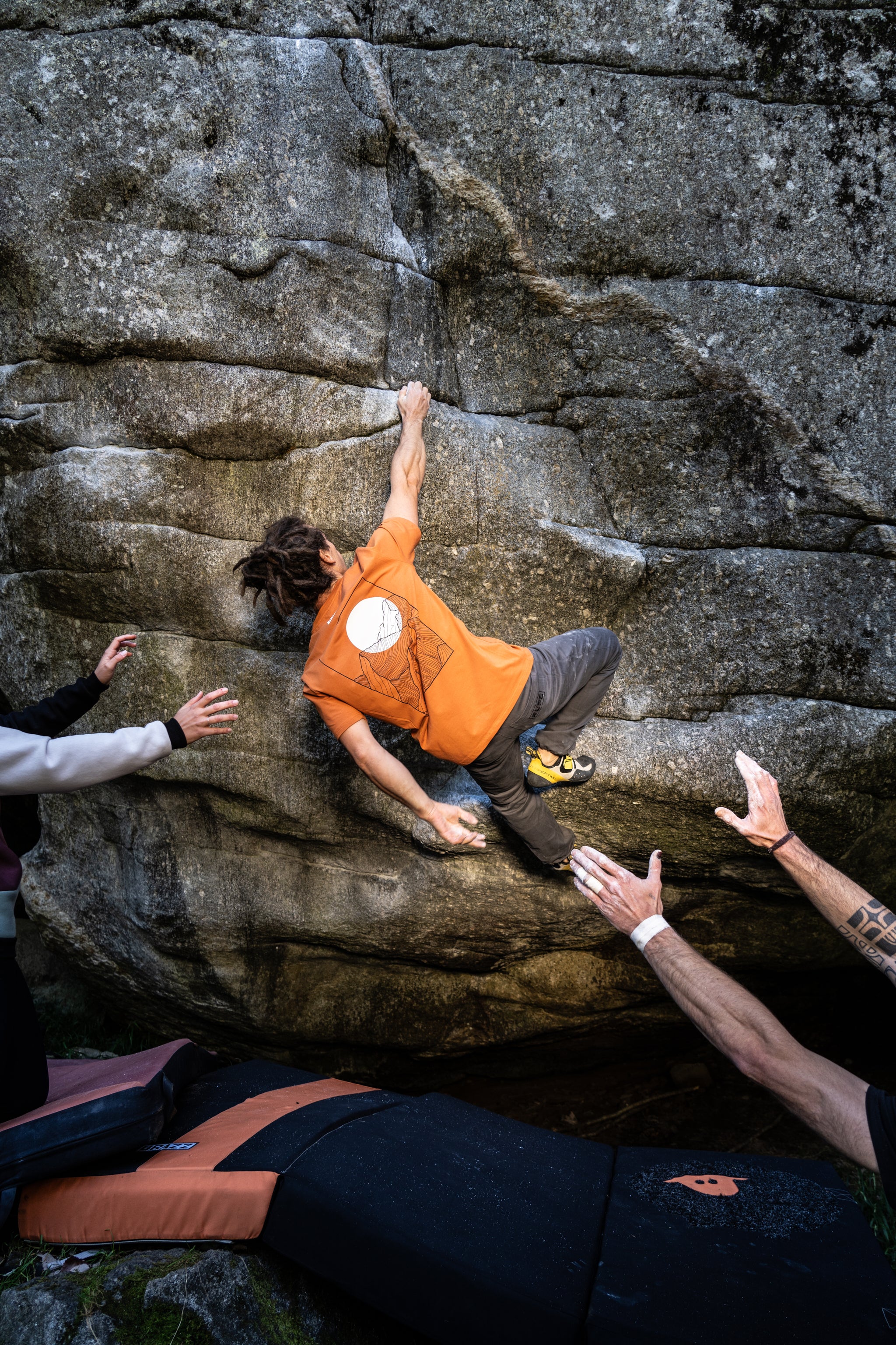 T-Shirt in cotone da uomo - Amber