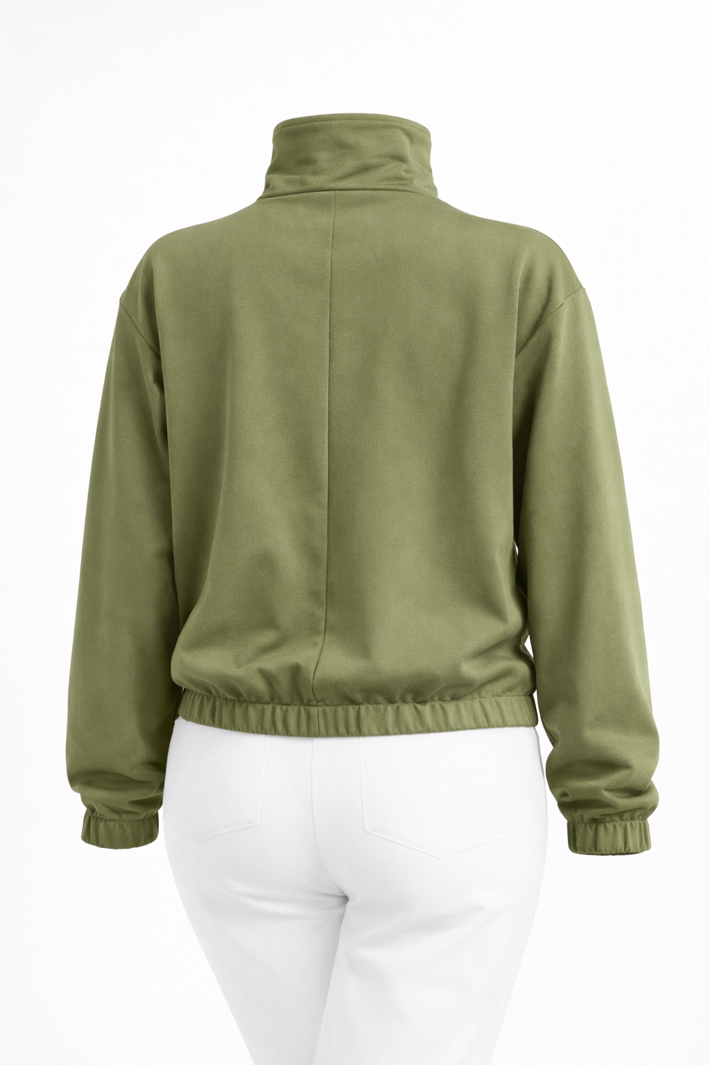 felpa yoga in cotone leggera vista posteriore