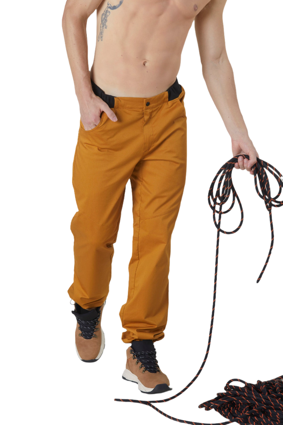 Men's Climbing Pants PYRENEES - Ocher