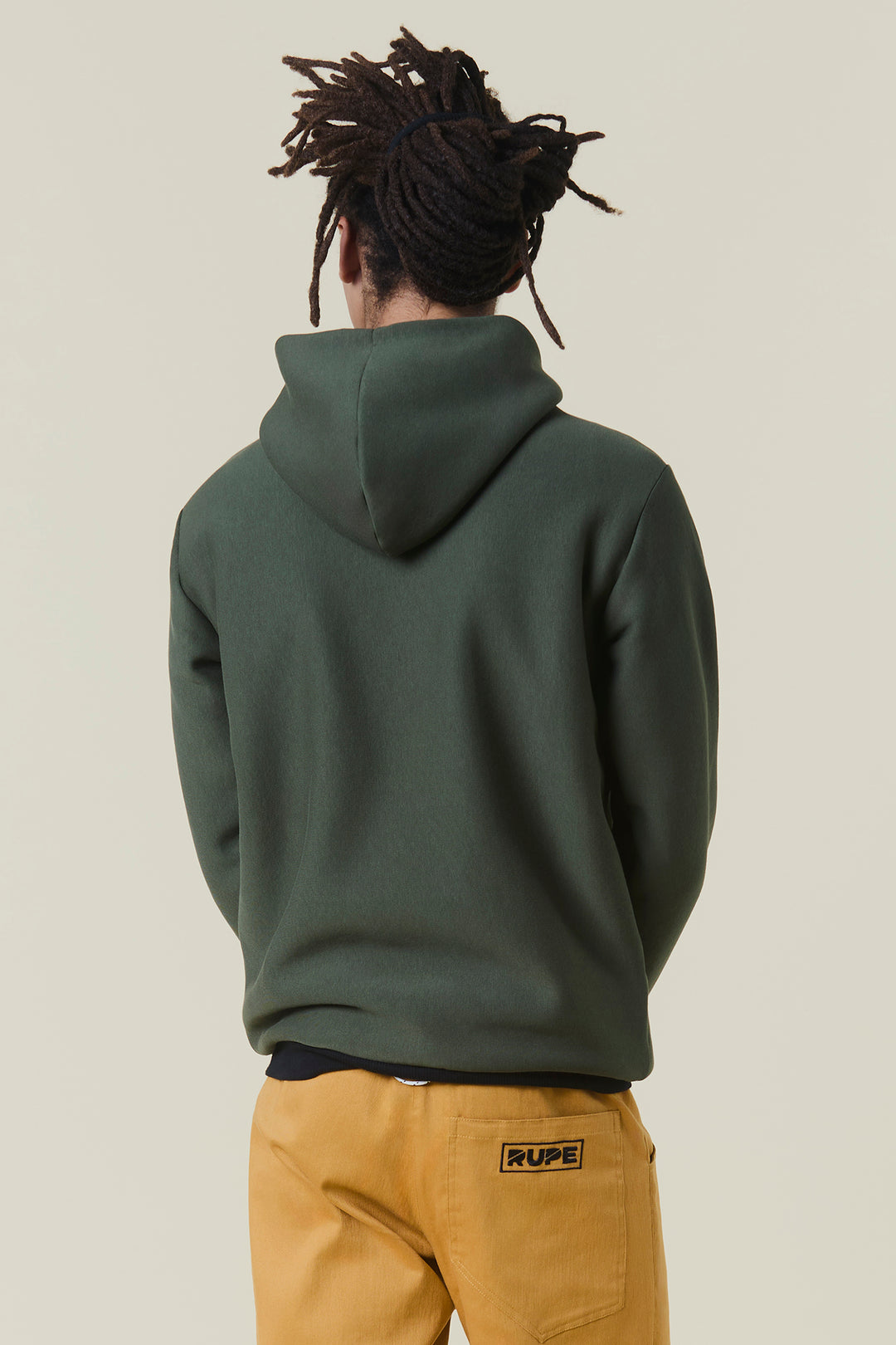 Men's Zip Hoodie - Military Green