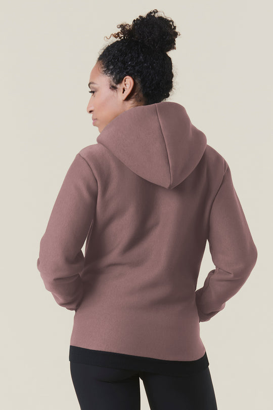 Women's Zip Hoodie - Mauve