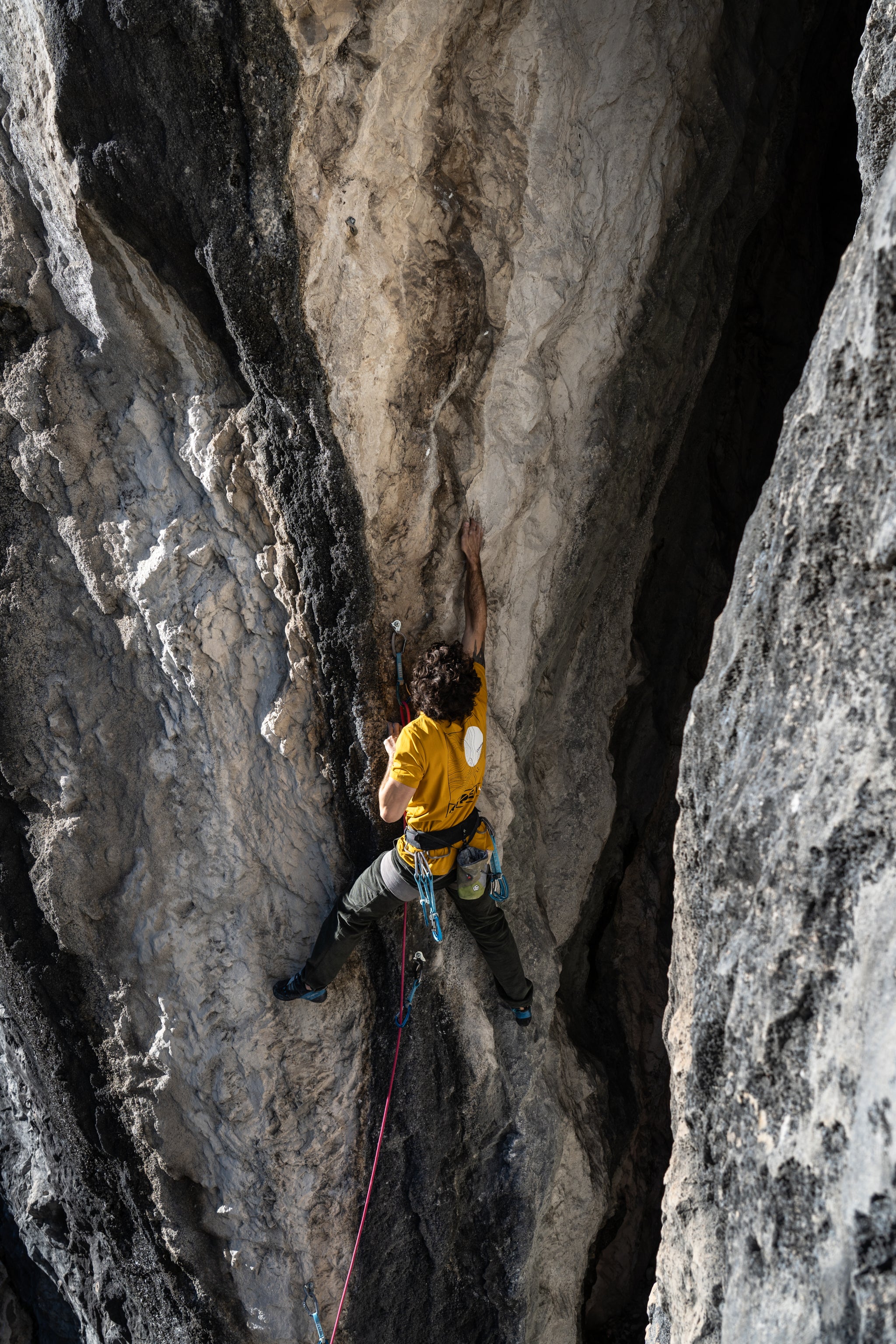 T-Shirt in cotone da uomo - Mustard