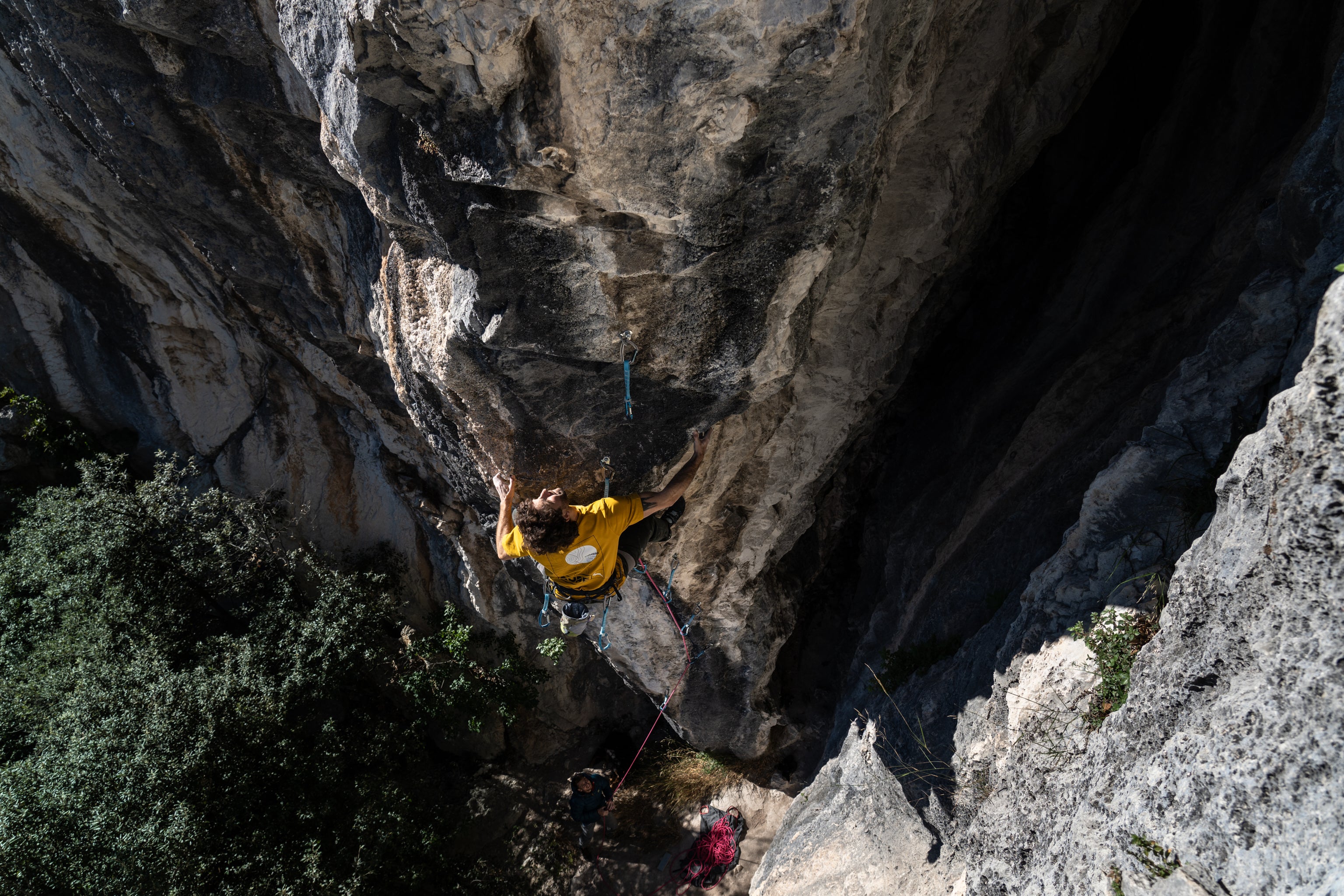T-Shirt in cotone da uomo - Mustard