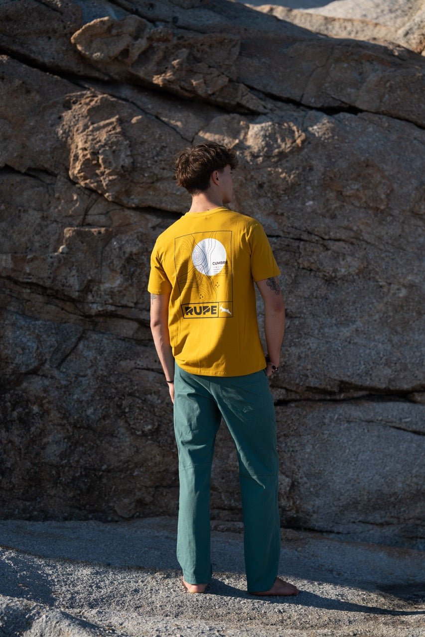 Men's cotton T-Shirt - Mustard