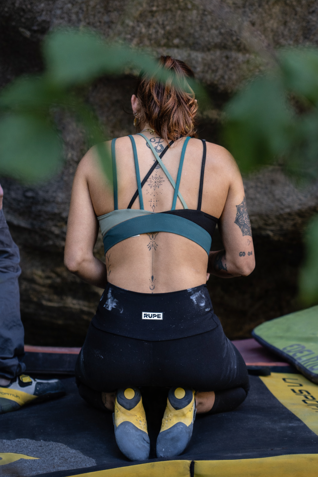 Braided Sports Top - Kaleido River