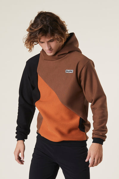 Men's 3 Colour Hoodie - Brick