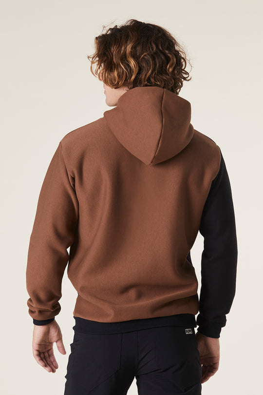 Men's 3 Colour Hoodie - Brick