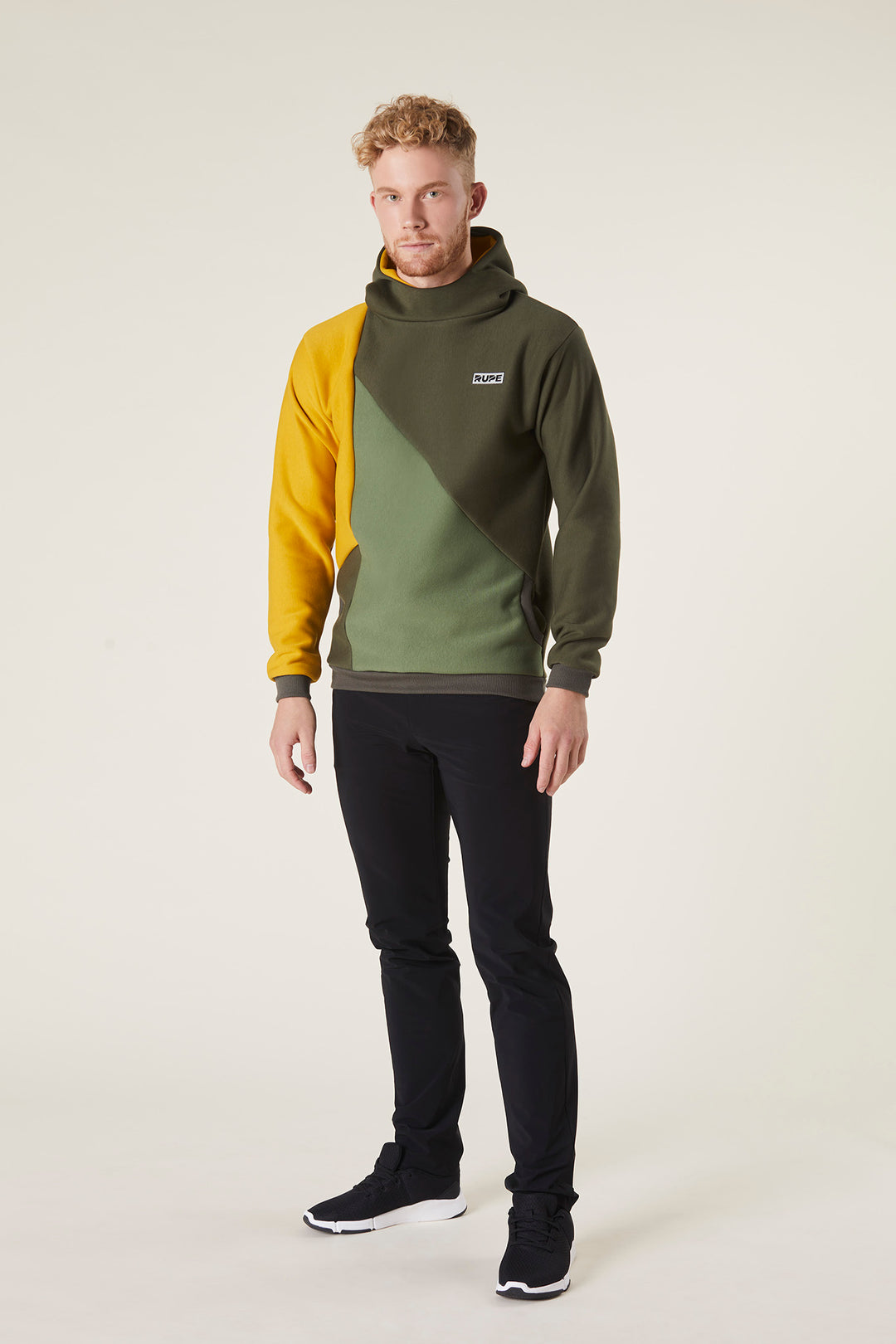 Men's 3 Colour Hoodie - Jungle